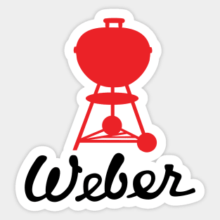 Grill Giants Weber Classic Vintage Red Kettle Sticker